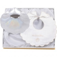 Set Babero y Concha Bautismo